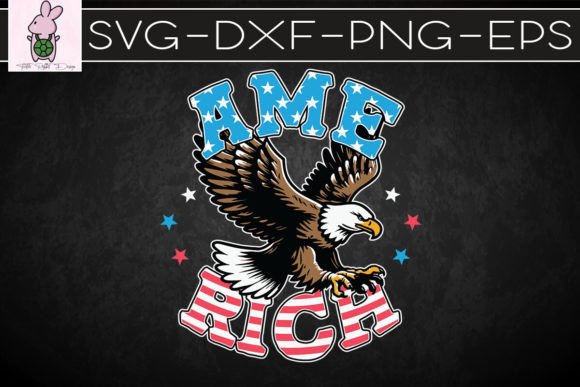 America Eagle July 4th SVG: Crafts & Graphics for Local Branding
