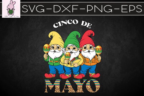 Cinco De Mayo Mexican Gnome: Graphics for Crafts & Seasonal Branding