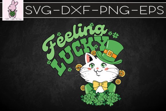 Feeling Lucky Cat SVG: Graphics for Crafts & Local Branding