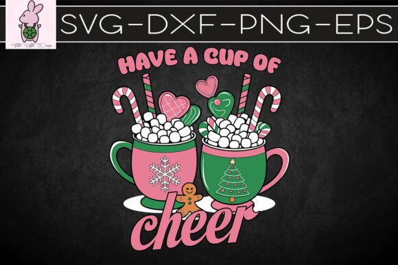 Have a Cup of Cheer Festive Xmas SVG: Graphics for Crafts & Joyful Branding