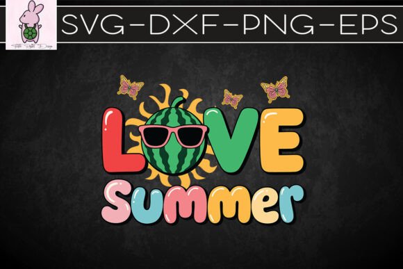 Love Summer with Watermelon SVG: Crafts & Graphics