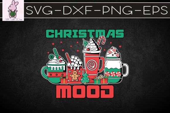 Merry Christmas Coffee Mood SVG: Crafts & Graphics