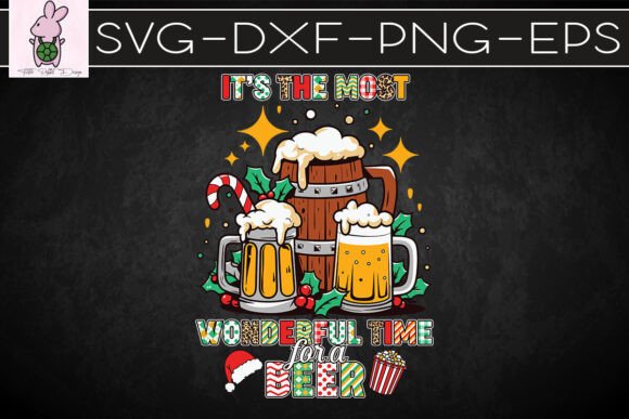 Most Wonderful Time for a Beer SVG: Graphics & Crafts Asset Review